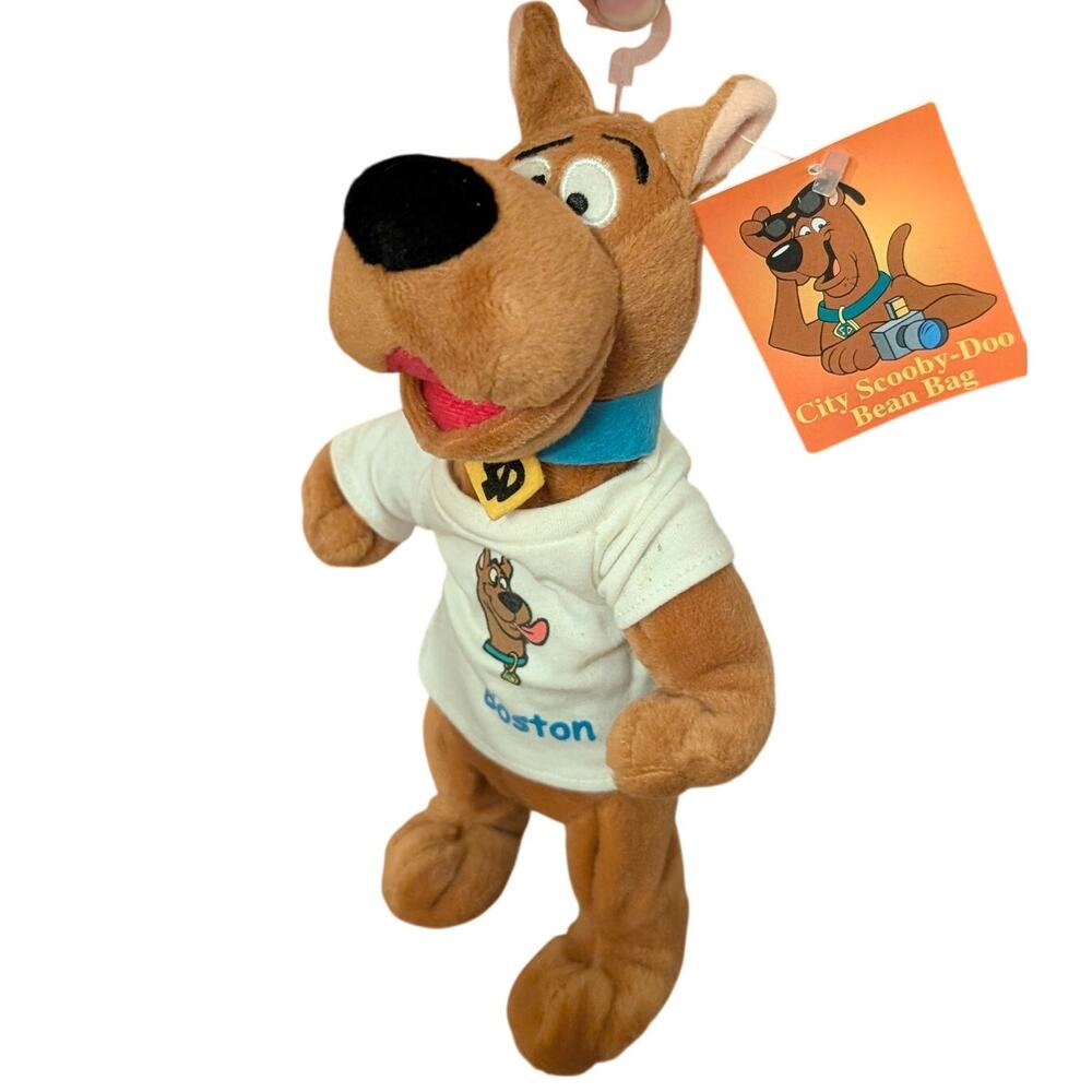 Vintage Warner Bros 1999 SCOOBY DOO the Dog Bean Bag Plush -  Boston